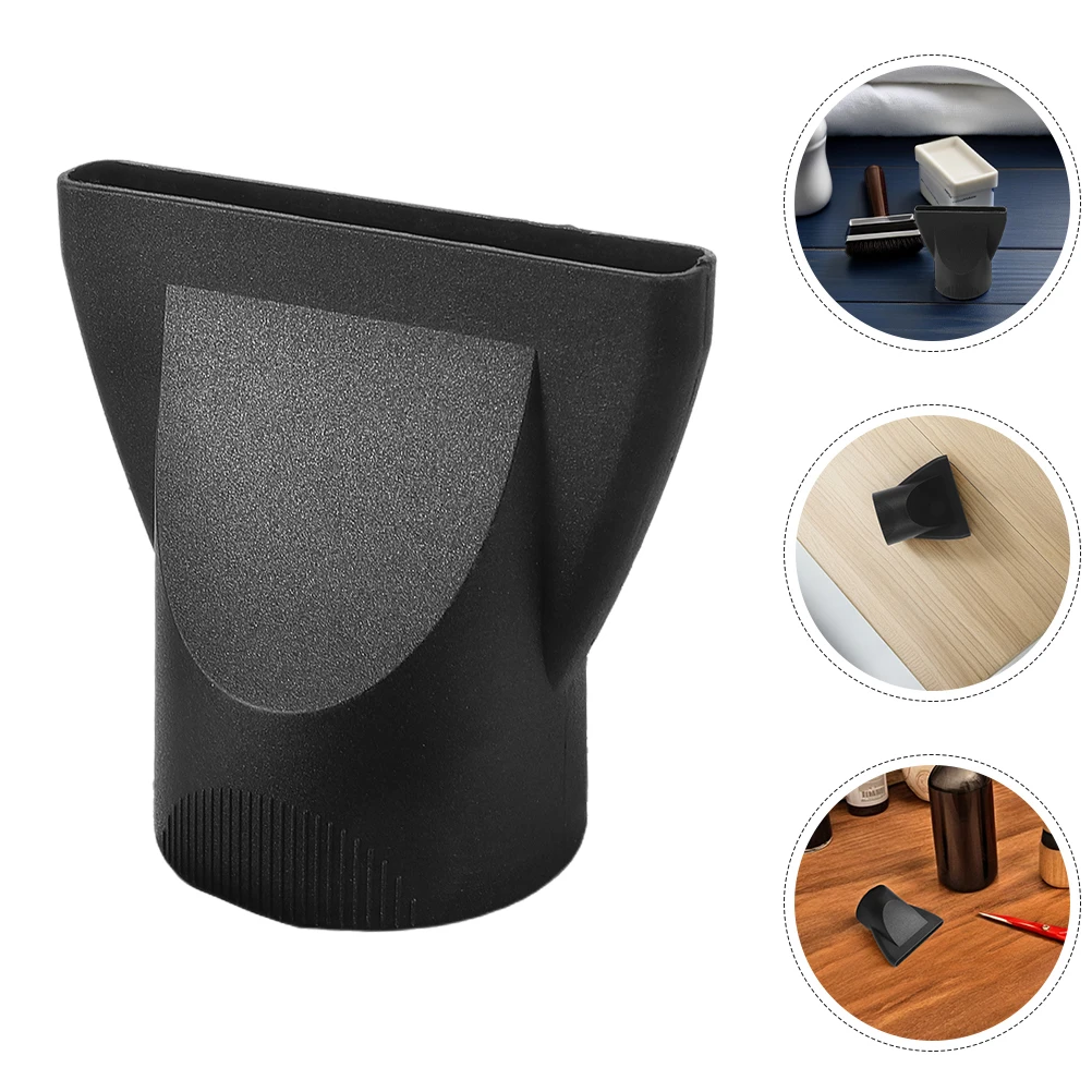

Blower Tube Air Collector Dryer Flat Nozzle Black Plastic Attachment Concentrated Airflow Even Heat Distribution Precision