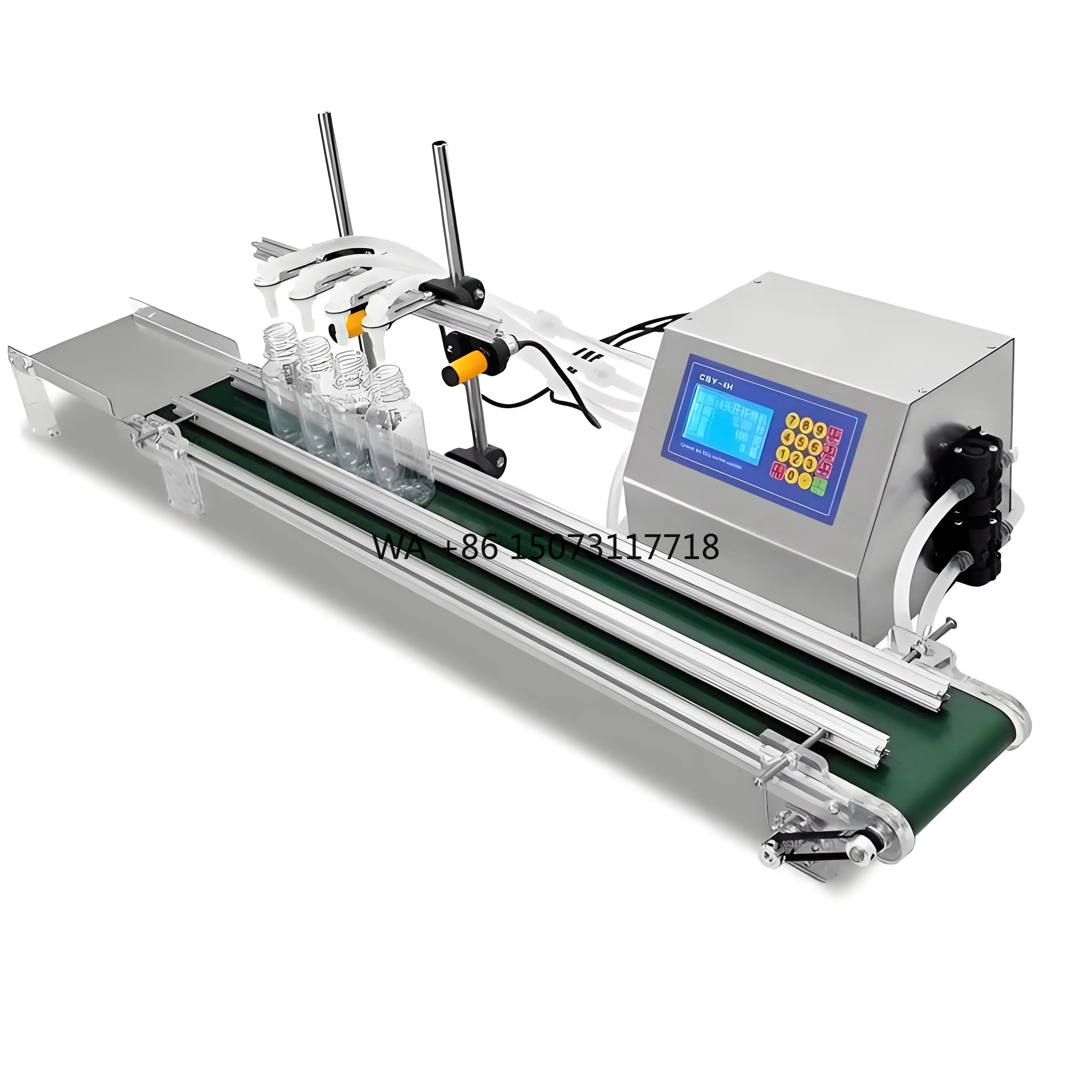 

Small Liquid Automatic Canning Conveyor Production Line Four-Head 4-Assembly Line Filling Machine for Food-Beer Paper Food