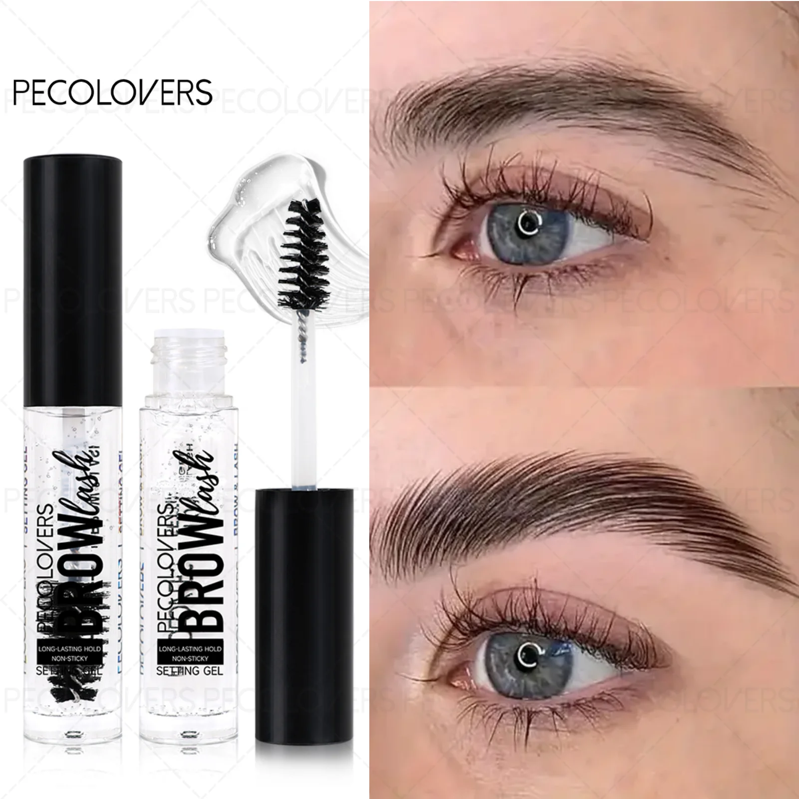 1PC 3D-wenkbrauwvormvloeistof - Lichtgewicht en dun, snel filmvormend, waterdicht en gemakkelijk aan te brengen