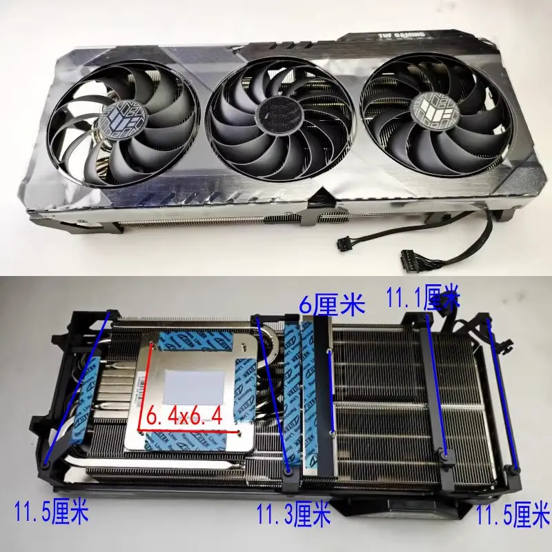 the Radiator Cooler for ASUS TUF RX6800XT RX6900XT RX6950XT Graphics Video Card