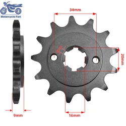 520-13T 520 Chain 13T Motorcycle 20CrMnTi Front Sprocket Silent Sprocket For Yamaha YFS200 U W ABDEFGHJK Blaster YFS 200 Blaster