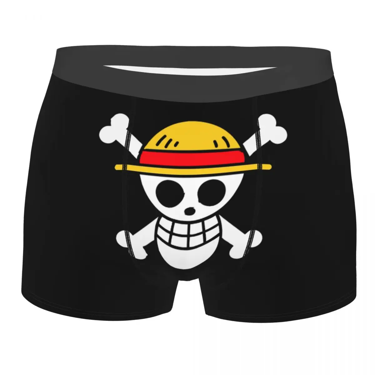 

Men Anime Luffy Boxers Shorts Soft Underwear Underpants