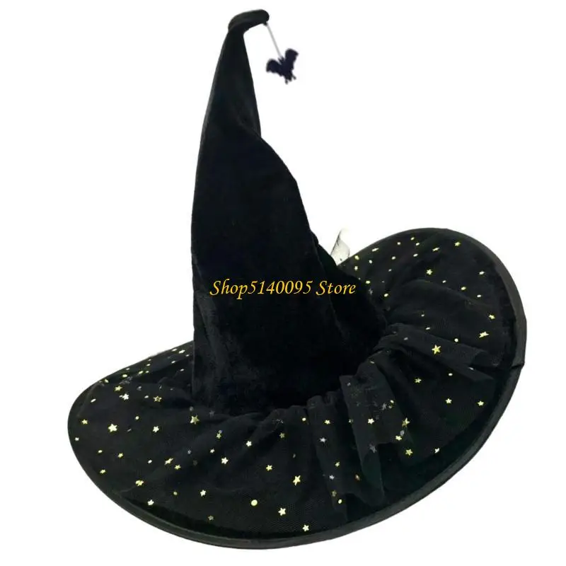 DXAE kapelusz czarodzieja przebranie na Halloween kapelusz czarownica akcesoria do kostiumu dla kobiet mężczyzn Cosplay