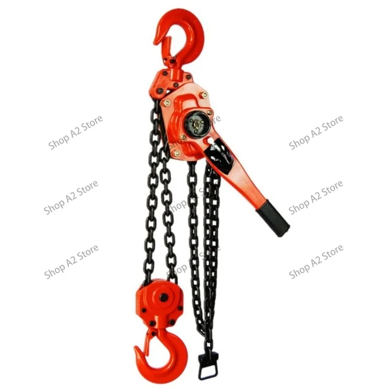 Alloy steel lever hoist 0.75T high strength wear-resistant chain double brake ratchet lifting lever hoist