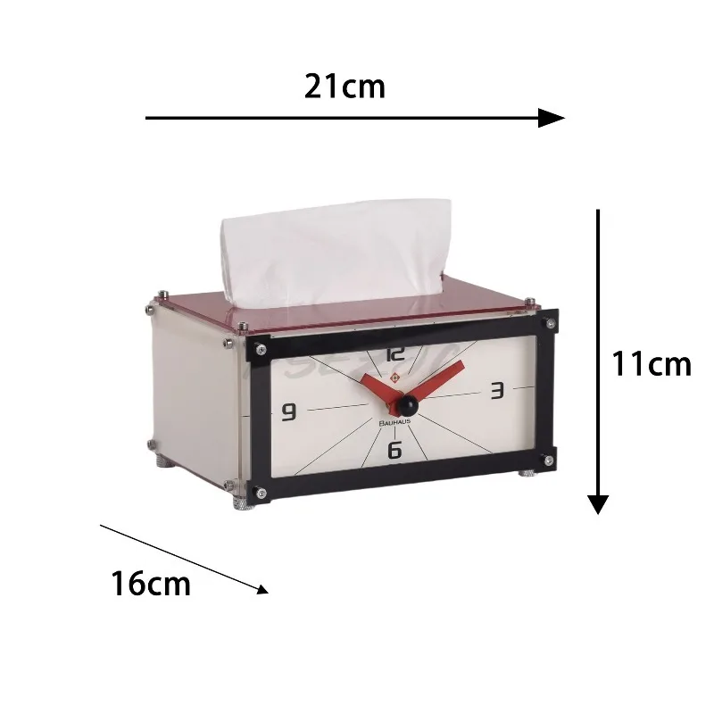 Bedhead Creative Hour Pendulum Desktop Clock Home Creative Desktop Tissue Box Ornament