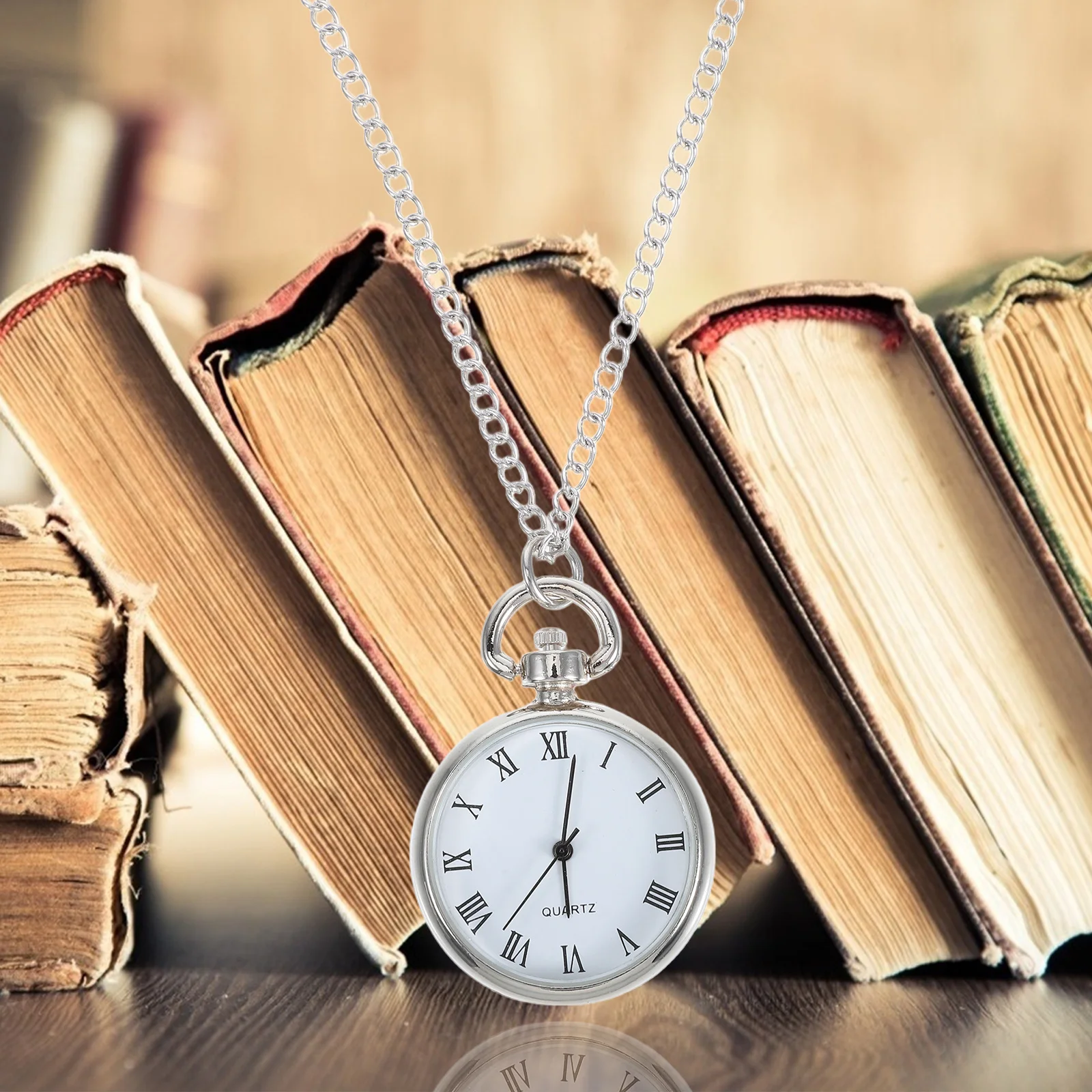 1 pz orologio da tasca moderno ciondolo in lega tempistica precisa accessori decorativi orologio da tasca semplice stile casual