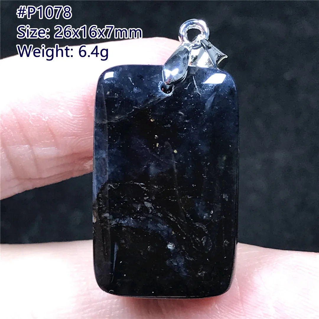 Natural Pietersite Stone Pendant Jewelry For Women Lady Man Healing Wealth Gift Crystal Silver Beads Namibia Gemstone AAAAA