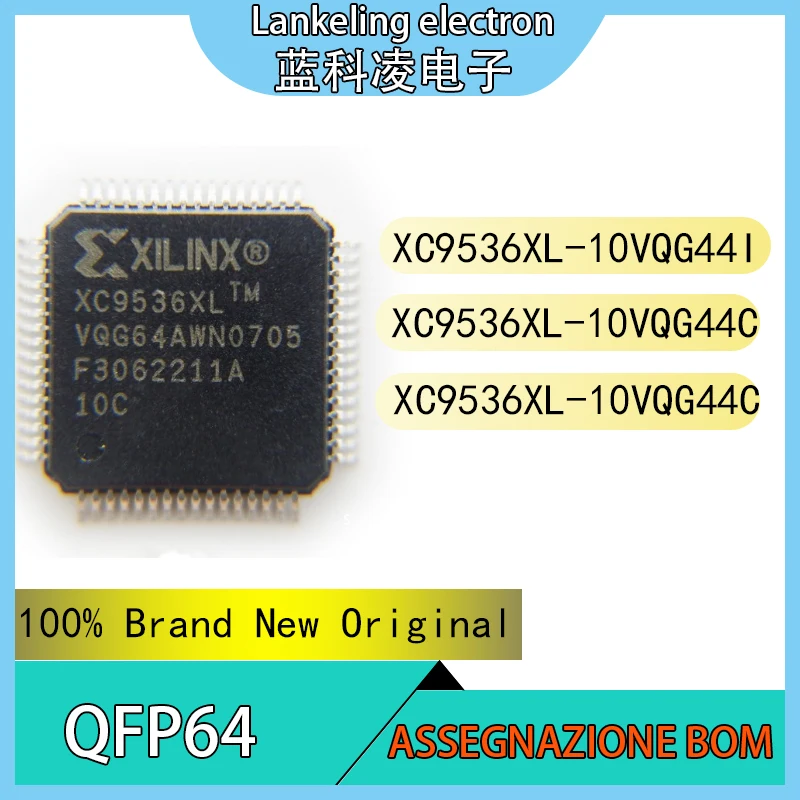 XC9572XL-10VQG64I XC9572XL-10VQG64C XC9536XL-10VQG64C 100% Brand New Original Integrated circuit QFP64