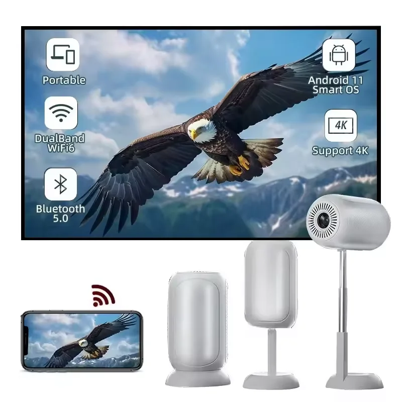 mini-projectorportable-4k-1080p-outdoor-movie-projector90°-rotation-trapezoid-correctionsmart-projector-with-quality-speaker