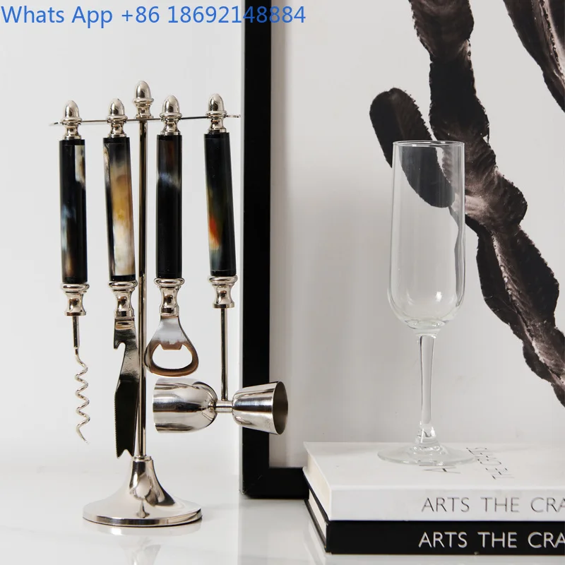 

Wine Bottle Opener Creative Cow Bone Color Shell Bottle Opener Model Room Wine Cabinet Dining Table Bar Decoration