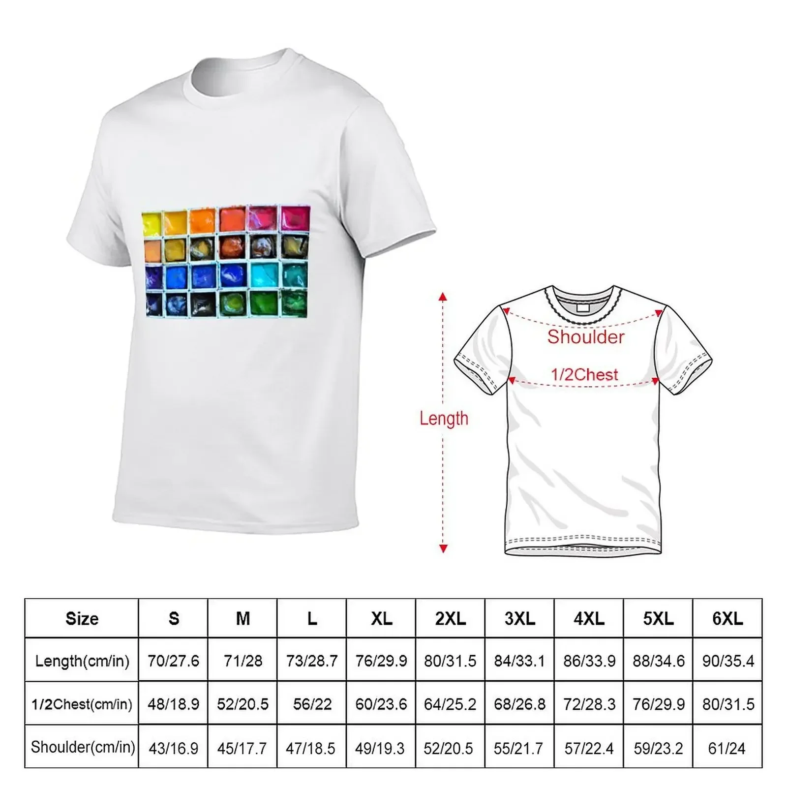 Paint Box T-Shirt anime tshirt rapper graphic tees sweat shirts, men