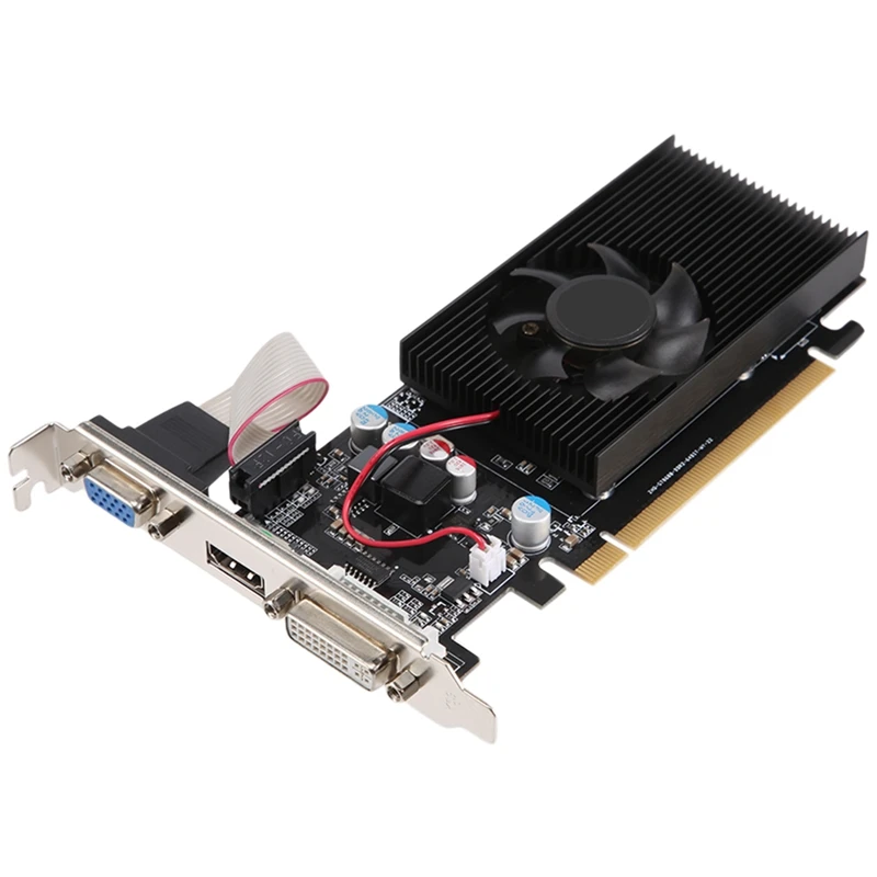 

GT210 1 ГБ DDR2 64-битная видеокарта PCIE 2.0 GPU - совместимая с DVI VGA настольная видеокарта