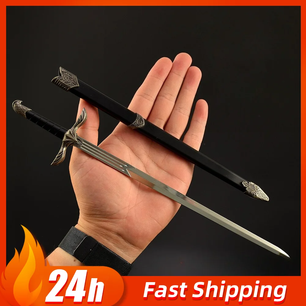 30 cm Assassin Game Perifere Zwaard van De Altai Wapen Middeleeuwse Midden-aarde Metalen Katana Samurai Zwaard Ornamenten Ambachten Geschenken