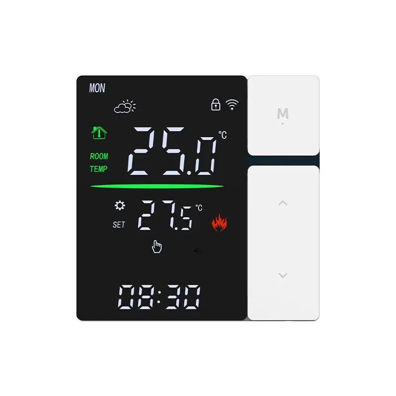 

WiFi Smart Floor Heating Thermostat: Home Use, Compatible with Water Heater, Electric Heating, Boiler, Valve SDM5