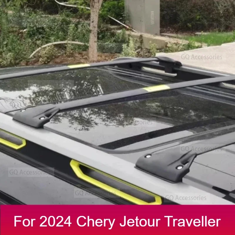 

New！Car Aluminum Roof Rack Crossbar Fit for cherryJetour Traveller T2 2023 2024 Jetour T2 Modified Roof Rack