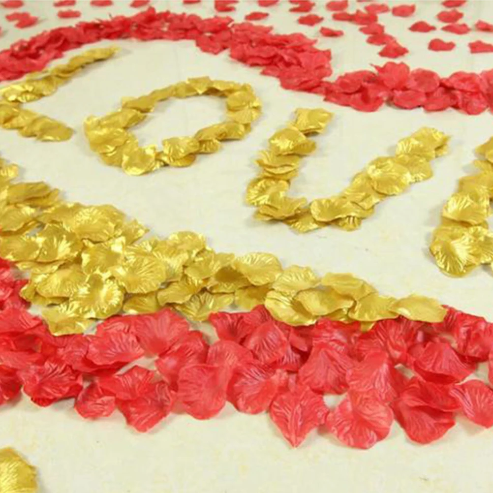 

2000 Pcs Artificial Rose Petals Silk Flower Decoration for Wedding Party Centerpieces Table Decor DIY Crafts LifelikeFlower