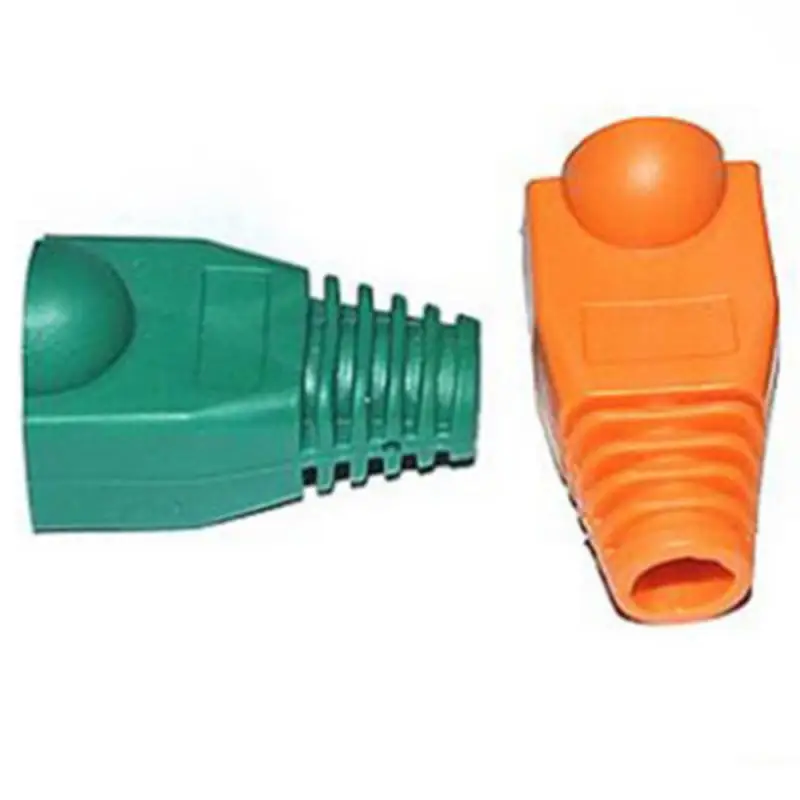 CAT6 CAT5e Adapter Ethernet Network Cable Connector Plugs RJ45 Caps Cat 5 CAT6 protective sleeve multicolour