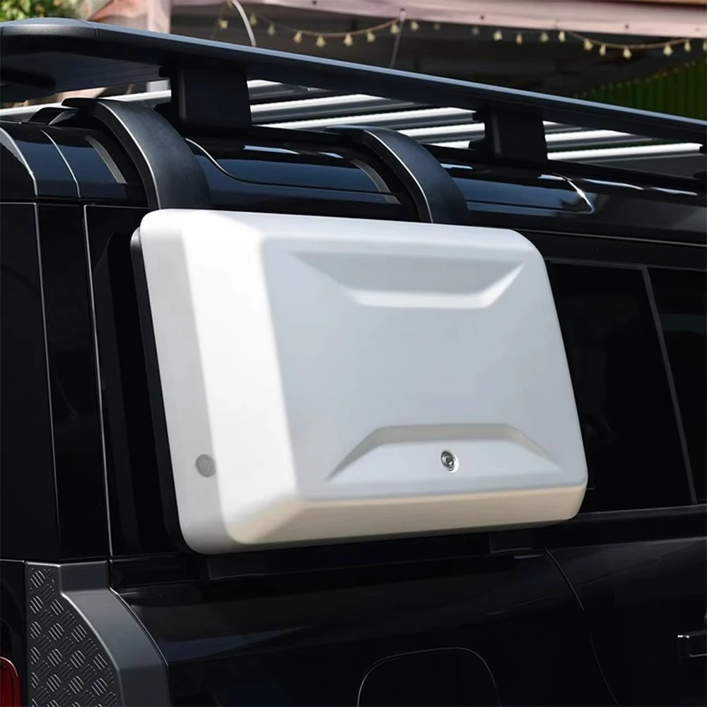 High Quality Car Accessories Exterior Luggage Storage Box Silver Side Tool Box For Land Rover 2020+ Defender 110