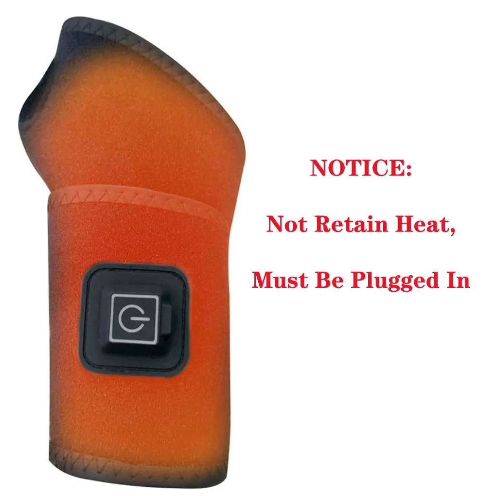Wrist Heating Pad Wrap, Heated Wrist Brace Heat Therapy for Carpal Tunnel Pain, Sprains, Swelling, Tendonitis Hand Pain