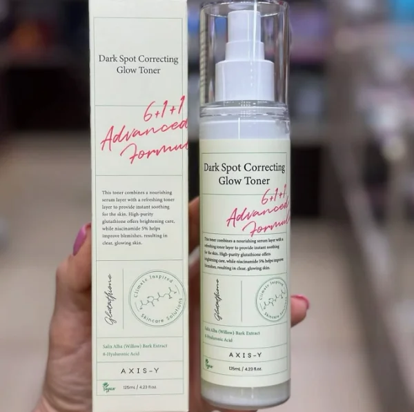 

125 мл Оригинальный корейский тонер AXIS-Y для коррекции темных пятен, осветляющий, увлажняющий, успокаивающий, с гиалуроновой кислотой, питательный, спрей для лица