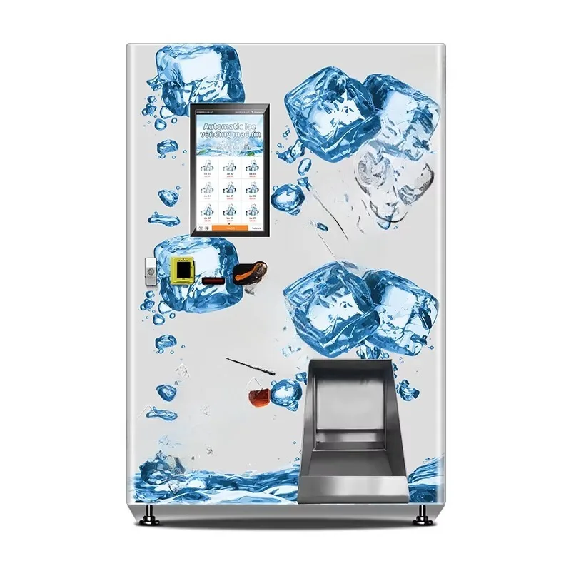 Customized Ice Cube & Block Making Automatic Commercial Vending Machine with SDK Ice Dispenser Vending machine ice maker machine
