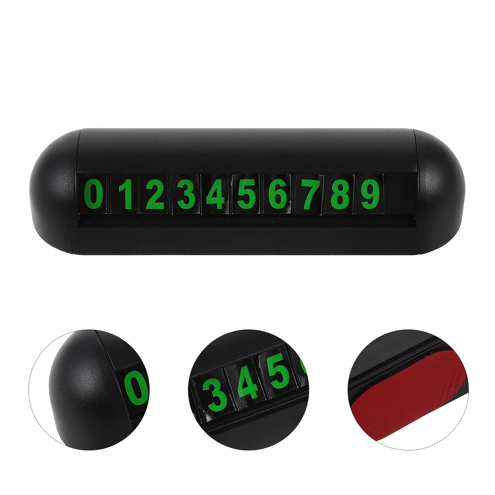 

Temporary Parking Luminous Dashboard Number Card Vehicle Display Sign for Universal