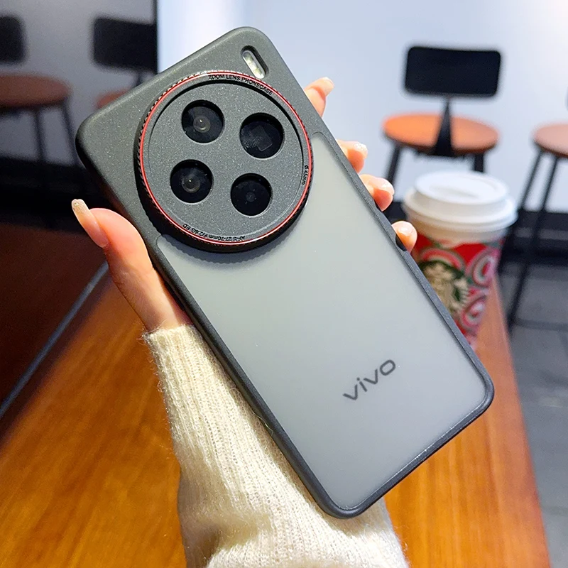 

Skin Sensation Airbag Anti Drop Case Cover for Vivo X200 Upscale Camera Lens Protection Back Cover for Vivo X200 Pro Mini Coques