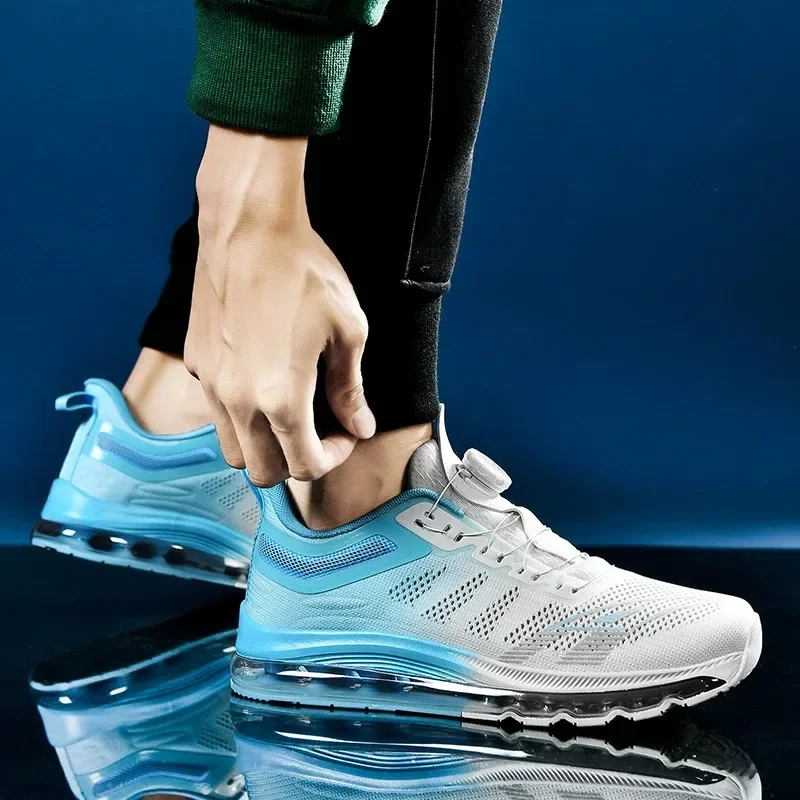 

Large Size Air Cushion Running Shoes Men Jogging Sports Shoes Brand Design Sneakers Men Comfy Gym Training Shoes Male Footwear