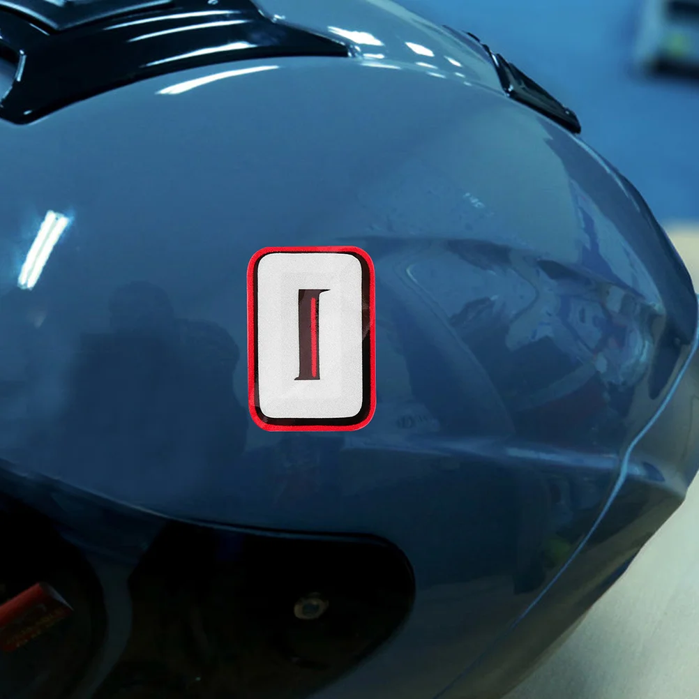 2 Sets Number Sticker Hockey Small Stickers Softball Numbers Decals Football