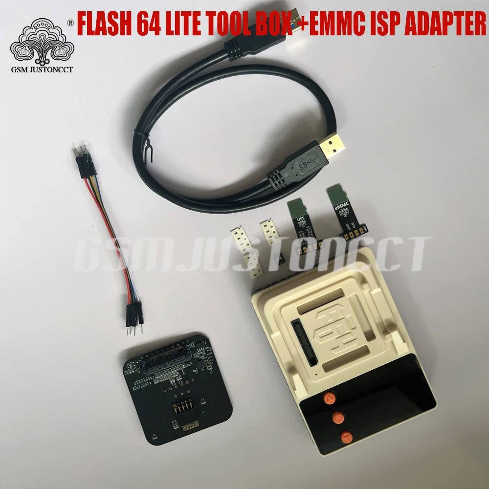 กล่องเครื่องมือ F64 Flash 64 lite ชุดเต็ม พร้อมฟังก์ชัน isp เหมือนกับ easy jtag box