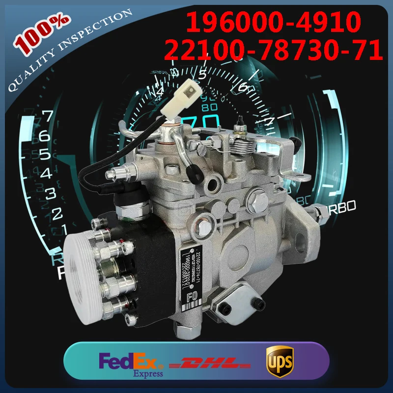 

196000-4910 22100-78730-71 Дизельный инжекторный насос VE Насос в сборе подходит для двигателей Toyota 1 Гц