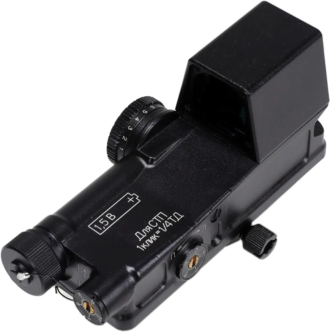 Prism Dot Sight PDS-1,1P87 Red dot,2 MOA Dot &60 MOA Circle| Red,IPX87,Shock-Proof1000G,Mounting Style-Picatinny,Battery Life