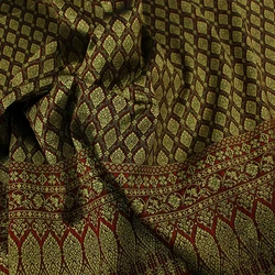 50x100cm Southeast Asian Style Brocade Fabric Dai Ethnic Thai Clothes Fabric For DIY Sewing Thailand Dai Dress Straight Skirts