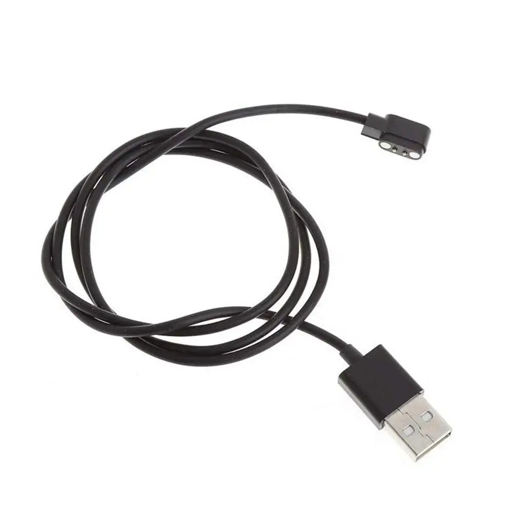 Cargador de reloj inteligente Cable de carga USB magnético 2 pines Cable de reloj Universal carga magnética 2,84mm reemplazo USB Z0K7