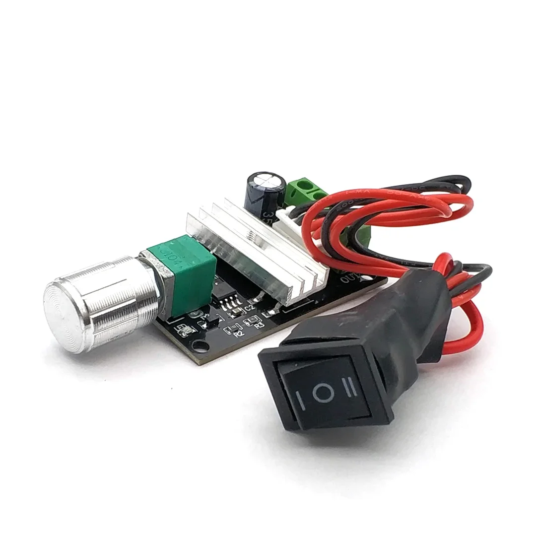 DC 6 В 12 В 24 В 28 В 3A ШИМ-регулятор скорости двигателя Регулируемая скорость Драйвер двигателя постоянного тока вперед и назад переключатель
