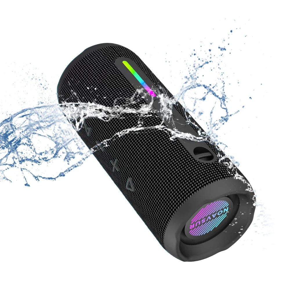 Hot Bocina Bluetooth Portatil Waterproof Speaker Altavoz Portátil Bluetooth Potente with Colorful Flashing Lights 30W