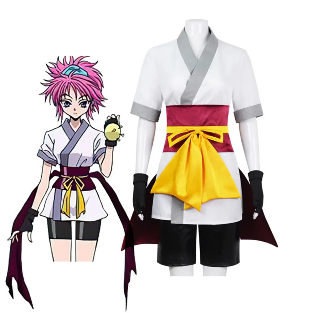 

Маши Комацин Косплей Белая Униформа Костюм Призрачная Трупа Хэллоуин Карнавальный Костюм для Женщин Аниме Косплей Наряды Платье