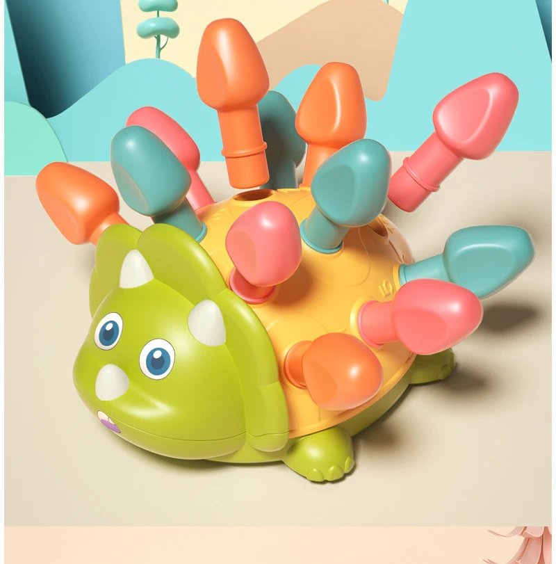 Umweltfreundliches sensorisches Babyspielzeug, Montessori-Babyspielzeug, Zugschnur, Fangen, frühes Lernspielzeug für Kinder