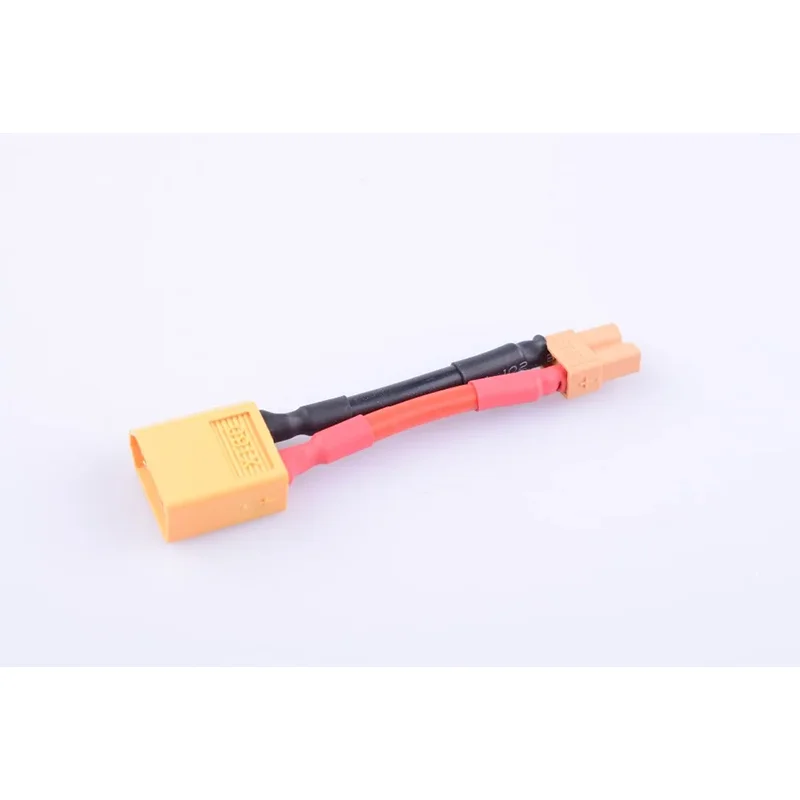 2 pcs Male XT60 To Female XT30 Battery Adapter 14awg RC Battery Charging Cable 40mm