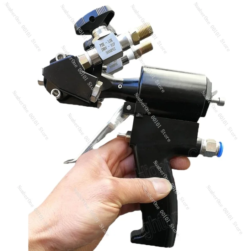 Polyurethane Foam Spray Gun P2 Air Purge PU Foaming Injection AB Two-component High Pressure Coating Spray Gun