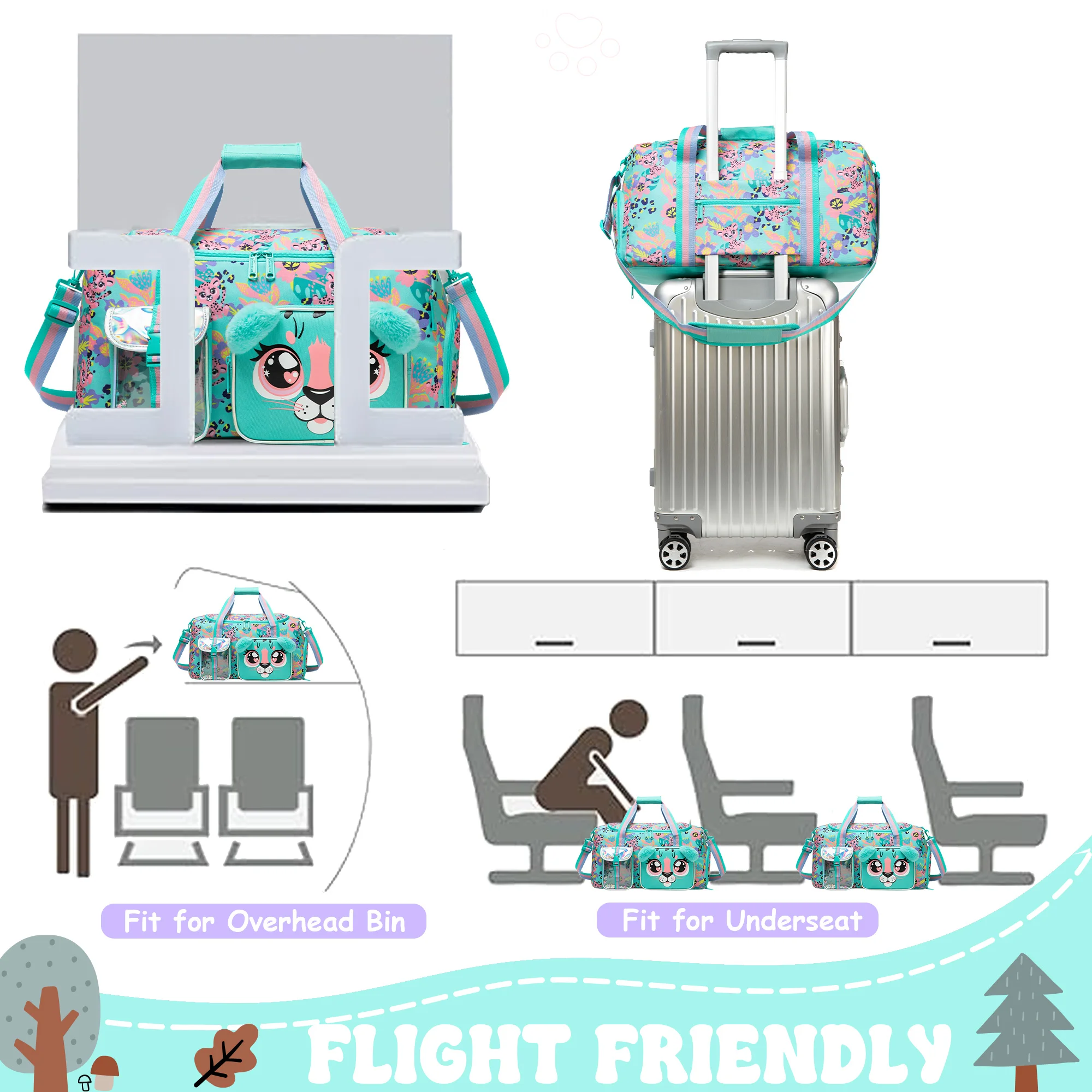 Bolsa de Viagem Infantil para  - Weekender Bag Duffle avaliação e preço