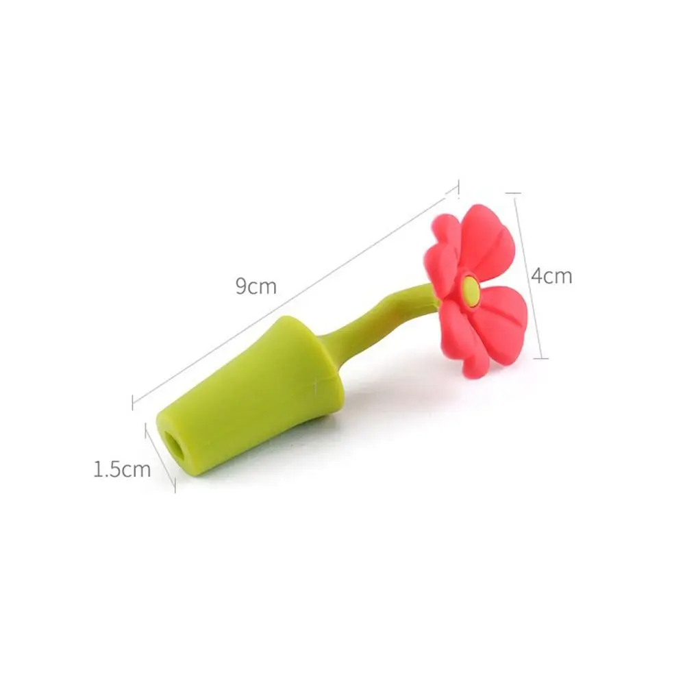 New Silicone Wine Bottle Stopper Flower Type Leak Proof Beer Cap Stopper Durable Wine Bar Accessories Bottle Sealer Stoppers view 6