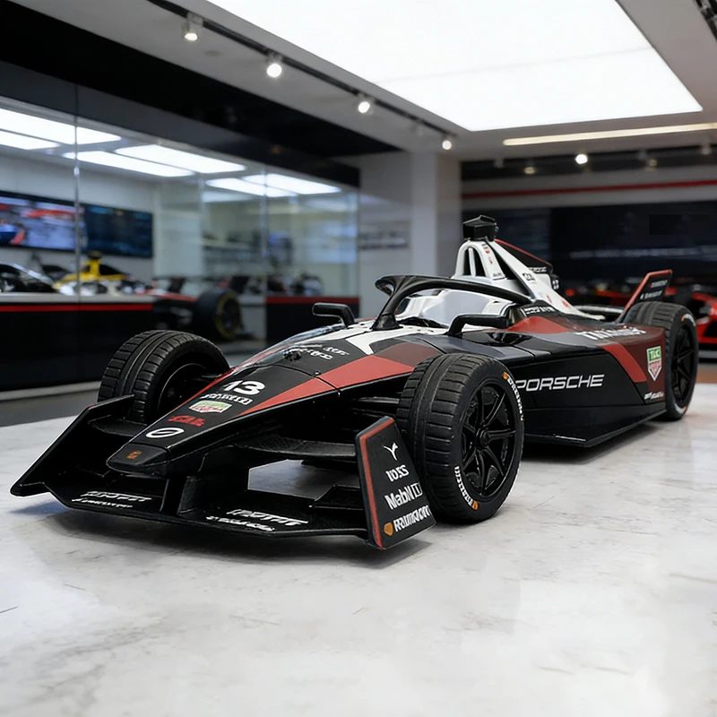 

1:24 FORMULA E NEOM Formula Racing Alloy Car Diecasts & Toy Vehicles Car Model Miniature Scale Model Car For Children