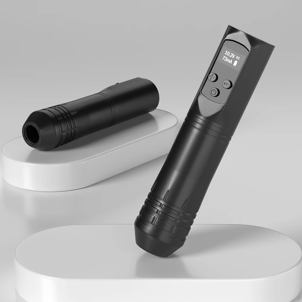 

Wireless Tattoo Machine Pen 4.0mm Stroke 2000mAh 4 Gears Adjustable Digital Voltage Display Professional Tattoo Supplies