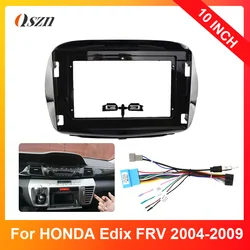 For HONDA Edix FRV 2004-2009 10.1 Inch Car DVD Stereo Radio Fascia Dash Panel Head Unit Navigation Fascia Casing Frame