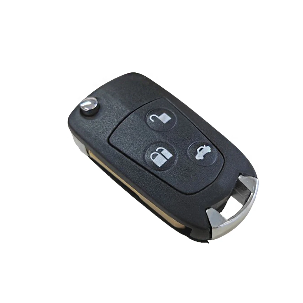 3 Buttons Fo21 Modified Flip Folding Car Remote Key Shell Fob Case For Ford Mondeo Focus Fusion Fiesta Galaxy Transit