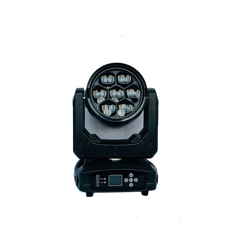 Hot Selling Mini 7*40W LED Full-color Stage Light 4-in-1 Shaking Bee Eye Light Flashing Dye Light