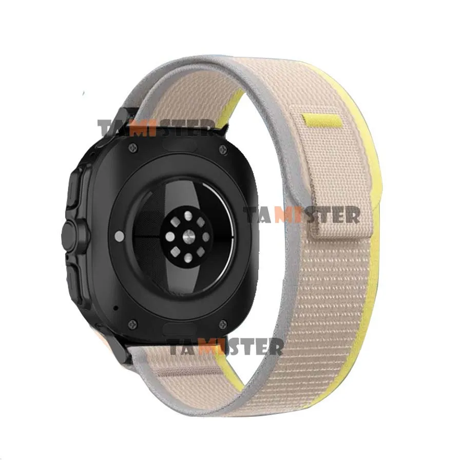 สายรัดข้อมือกีฬาสำหรับ Samsung Galaxy Watch 7สายไนลอนขนาด47มม. สายสำรองสำหรับ Galaxy Watch 7 ultra