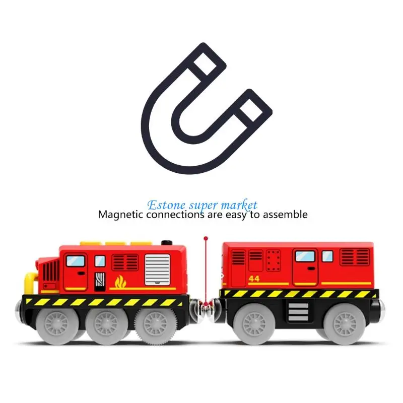 

090B Fun Motorized Train Toy for Kids Electric Train Carriage Toy Educational Toy