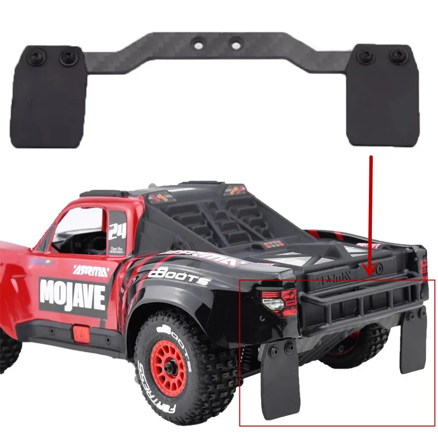 Gomma con materiale in fibra di carbonio parafango/parafango per ARRMA 1/14 Arrma Mojave Rc parti di aggiornamento per auto